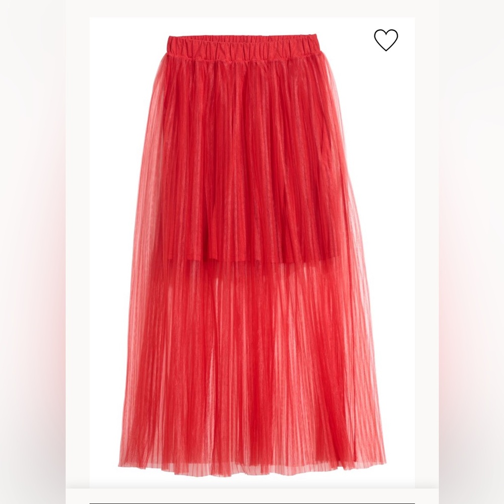Red Tulle Skirt